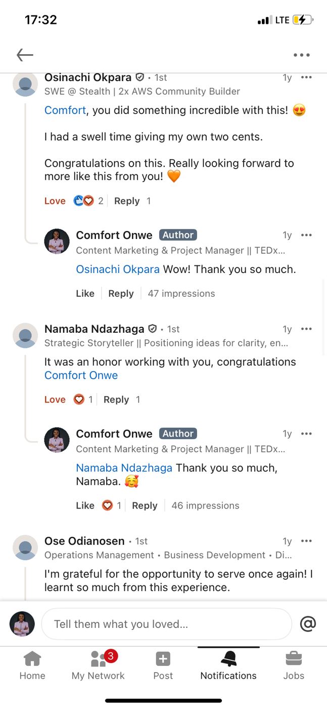 Conference testimonial